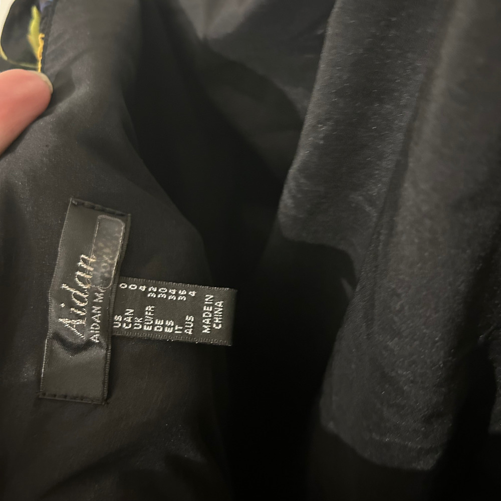 Aidan Aidan Mattox Halter Jumpsuit Multi Floral P… - image 8